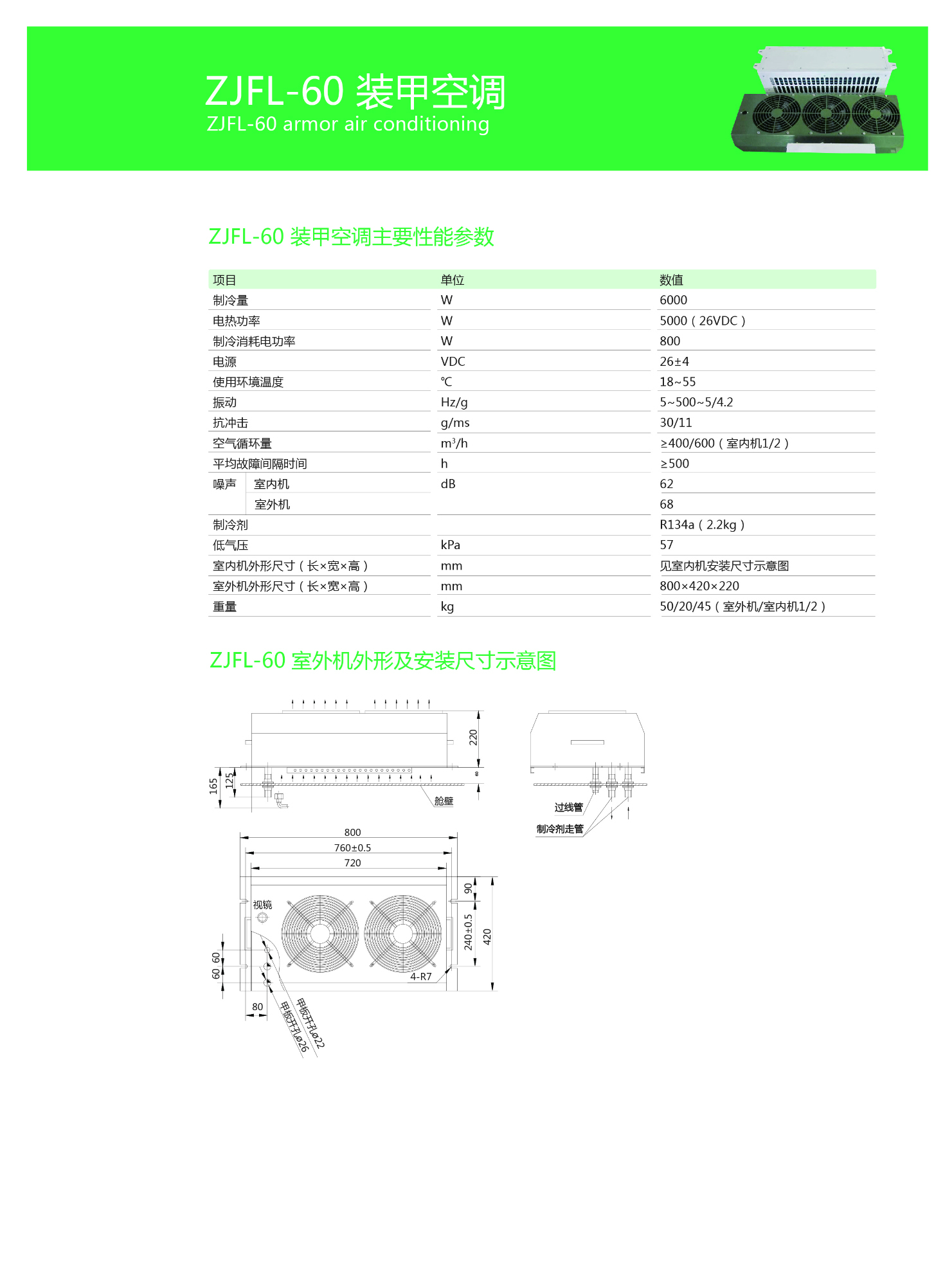 ZJWL-60裝甲空調(diào)